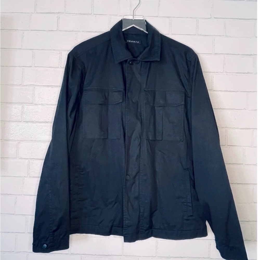 THEORY Viggo Men's Black Light Jacket Size XL